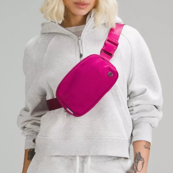 lululemon belt bag magenta lululemon athletica | Bags | Lululemon Everywhere Belt Bag Wild Berry Pink  New